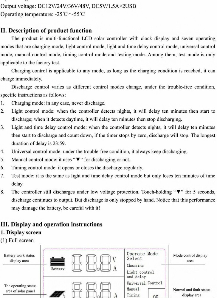 MPPT/PWM Solar Charge Controller Auto Controller Tools Solar PV Battery Charger