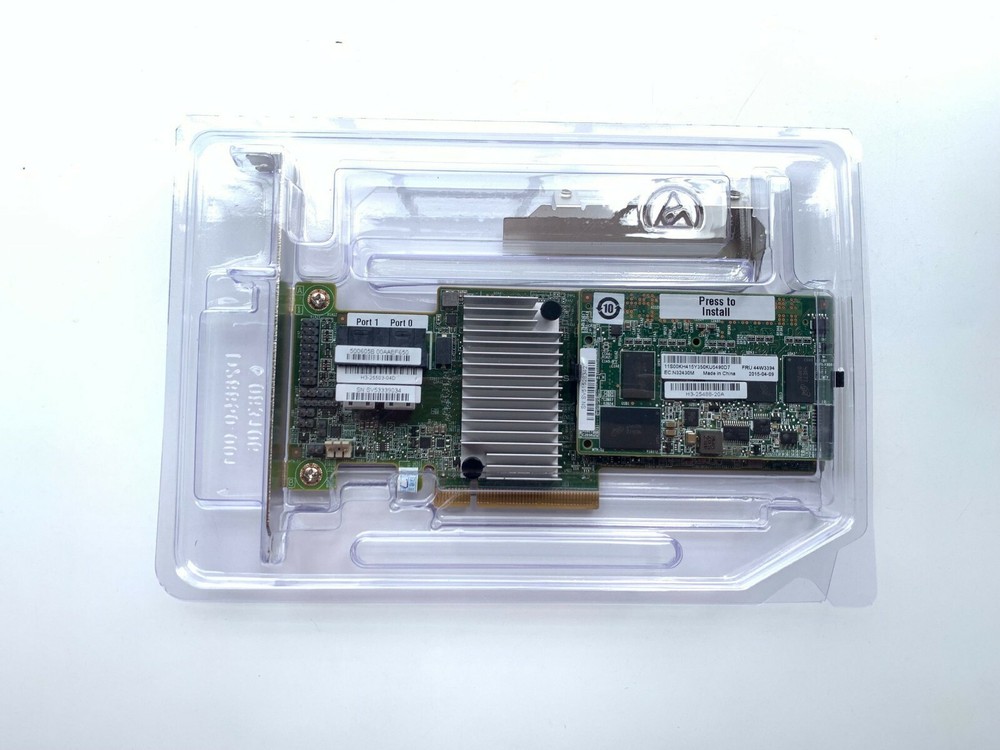 IBM ServeRAID M5210 SAS SATA PCI-E RAID Controller 46C9111 + 1GB Caching + BBU