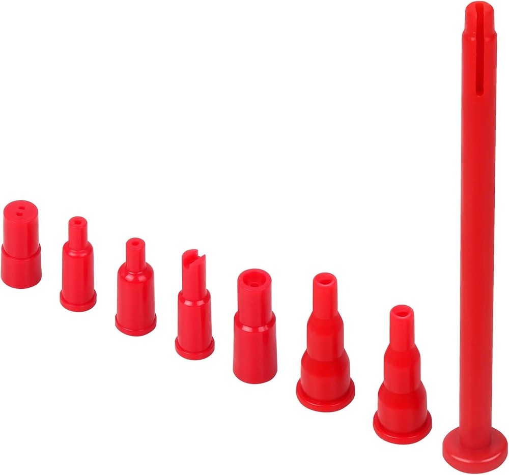 Multi-Purpose Butane Tank Adapter with 8 Refill Tips - Compact & Portable