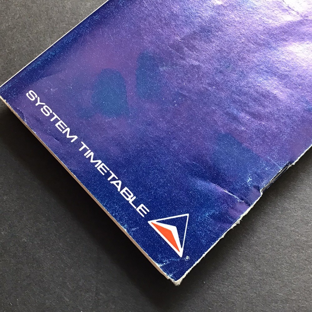 DELTA AIR LINES System Timetable Oct 30, 1977.