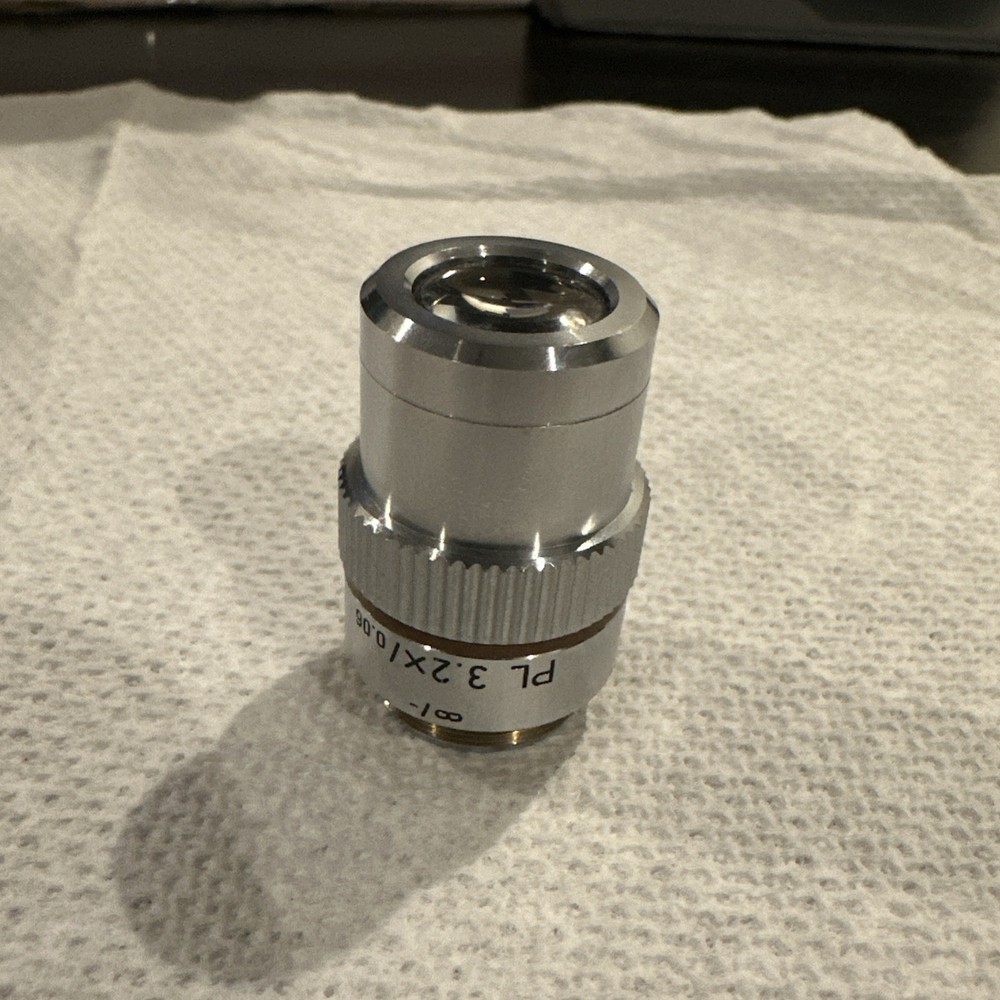 LEITZ WETZLAR OBJECTIVE 3.2X PL INFINITY MICROSCOPE OBJECTIVE