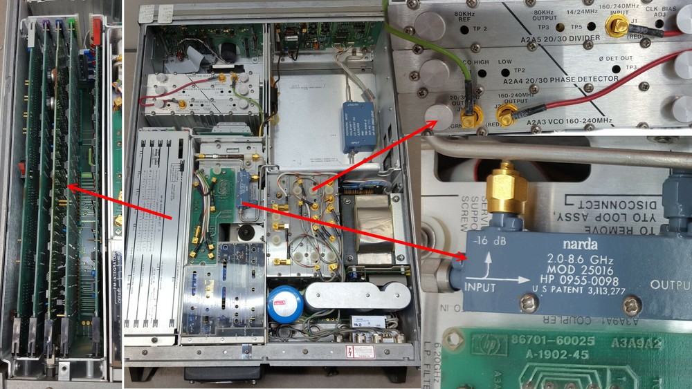 Hewlett Packard 8671A Microwave Frequency Synthesizer 2-6.2 GHz.