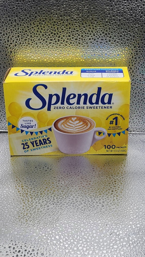 SPLENDA Zero Calorie Sweetener, 100 Count Packets.  VII