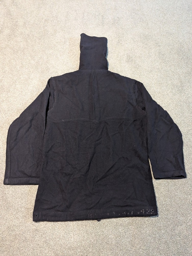 WWII US Navy Shirt Mens Medium Cracker Jack Uniform Wool Military Black Pullover