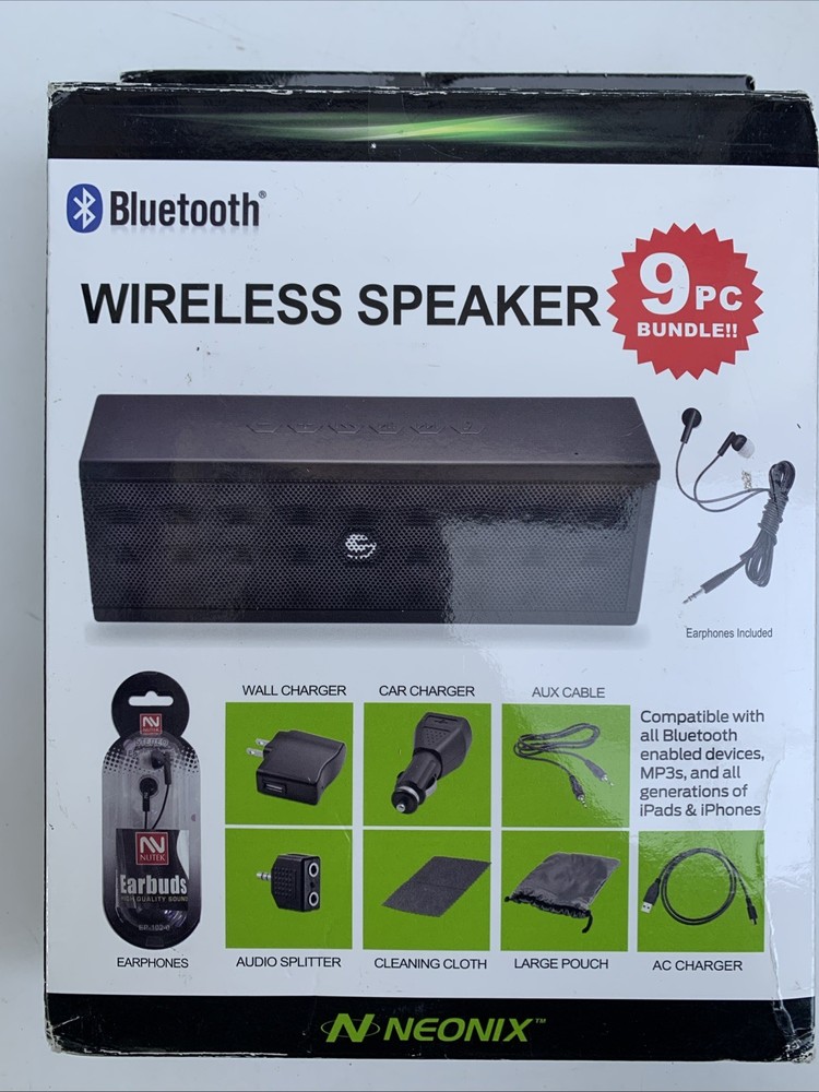 Neonix Accessory Kit with Wireless Bluetooth Speaker