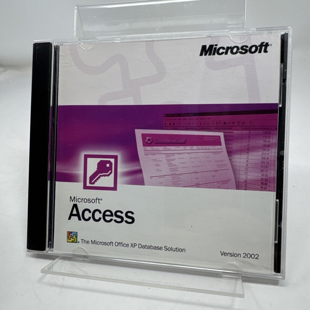 Microsoft Access 2002 for Windows 98 xp  2000  MINT