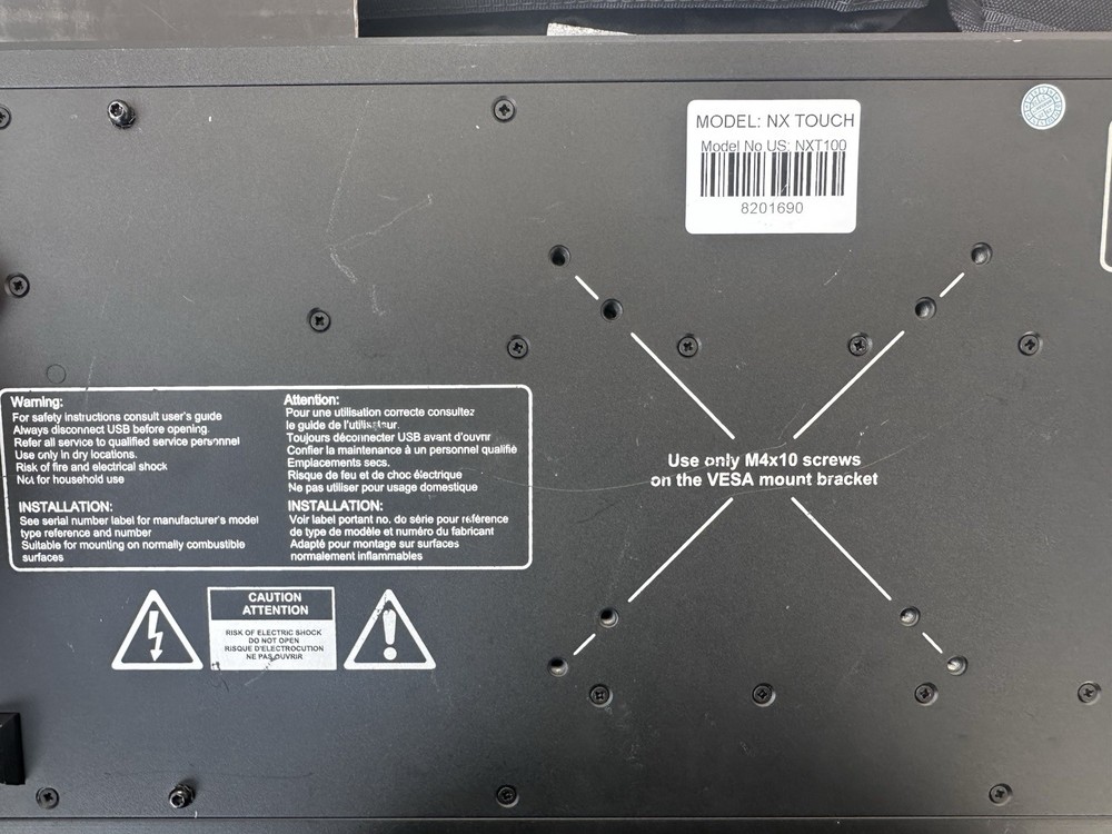 Obsidian NX Touch DMX Lighting Controller Tested and USB Cable