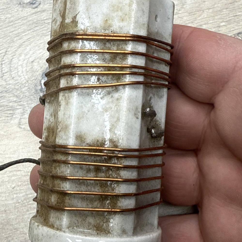 2 - EF Johnson Ceramic Hi-Q Plug-in Inductor Coil