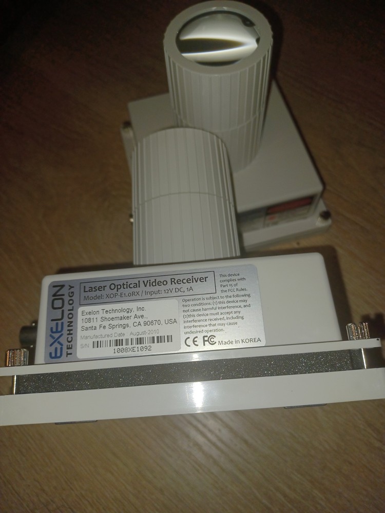 Laser Optical Video Transmitter and Receiver