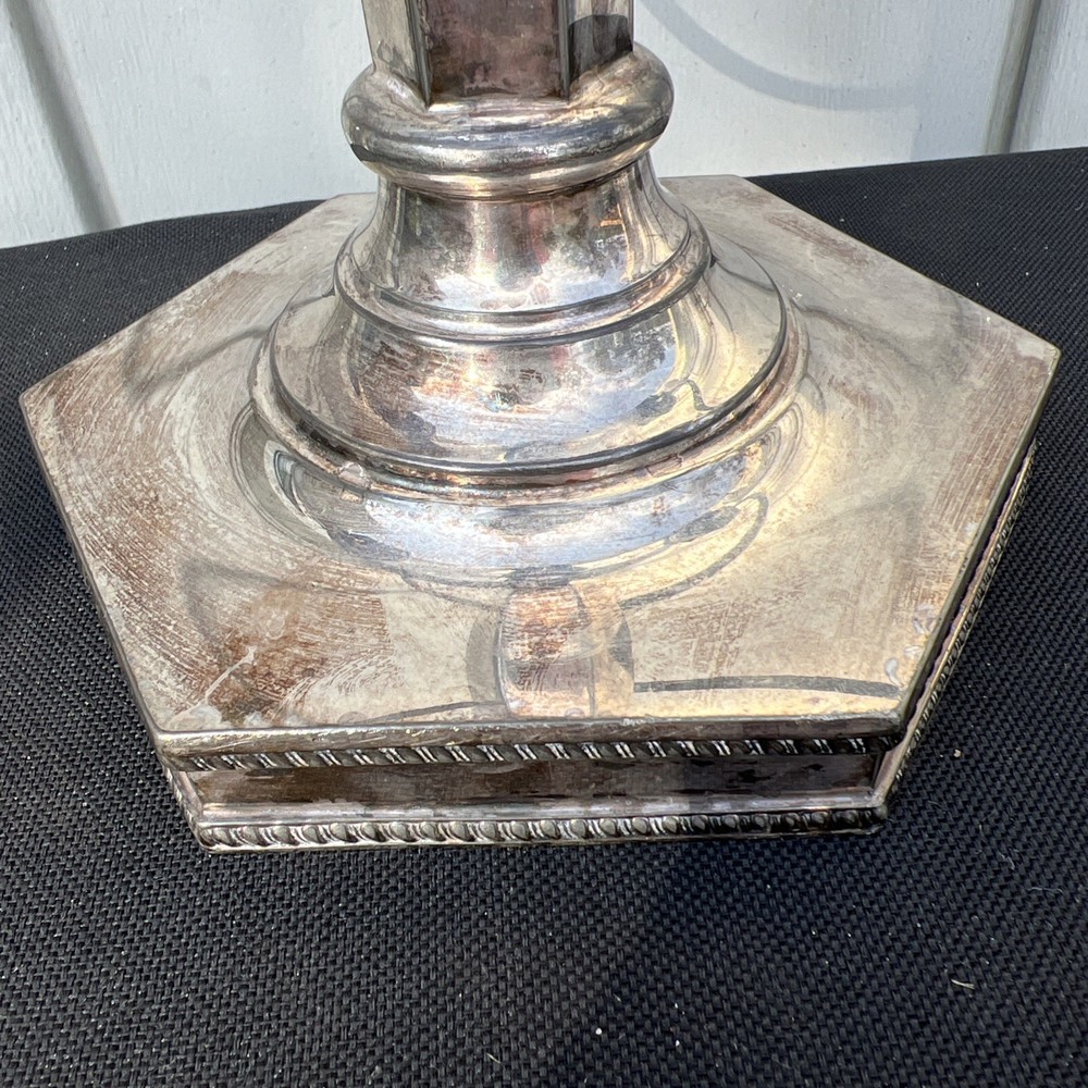 REED & BARTON 3 light Candelabras Quadruple Plated #17