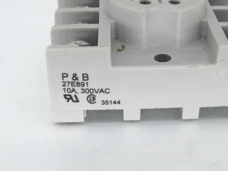 TE CONNECTIVITY 27E891 RELAY SOCKET