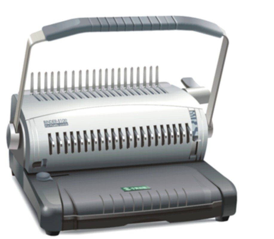 Apron Text Binding Machine S100 Comb Binding Machine Office 21-hole Punch