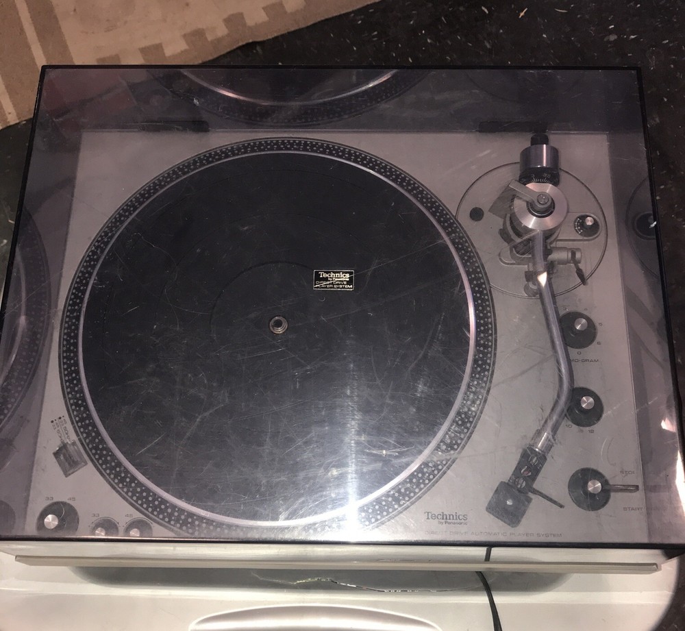 Vintage Technics SL-1360 Automatic Direct Drive Turntable Tested/works. ( Floor