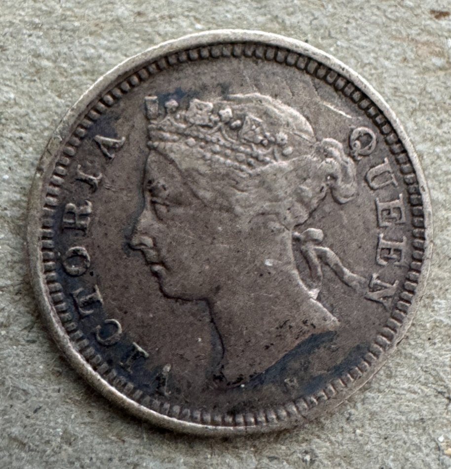 Straits Settlements, 5 Cents, 1897 H, KM#10