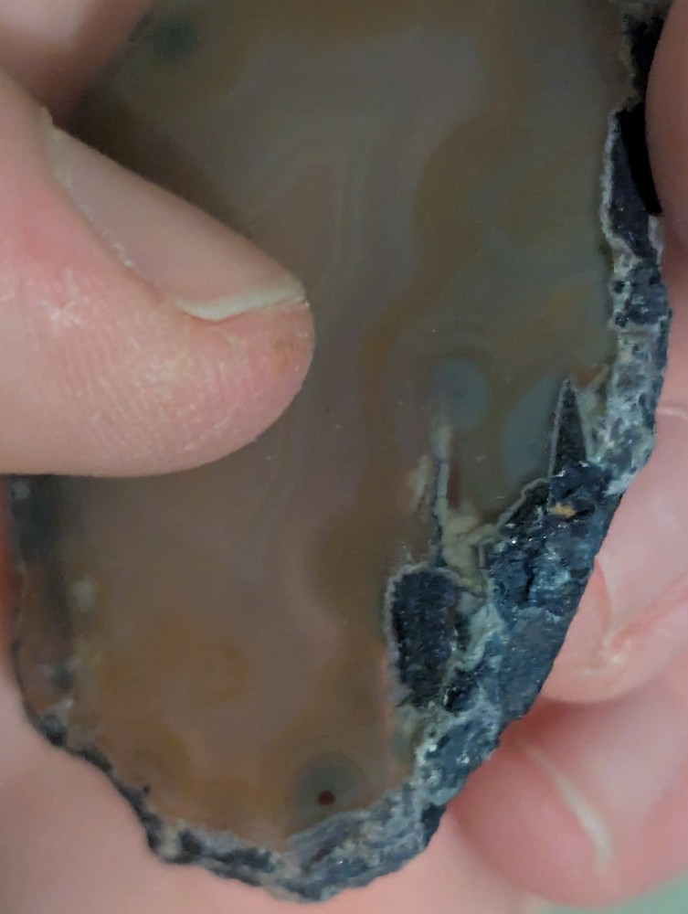 A Murky Brown Agate Slab