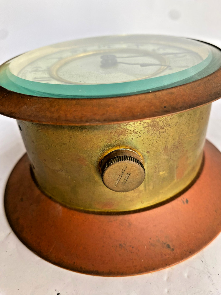 Vintage Brass Ship's Clock - Chelsea Clock