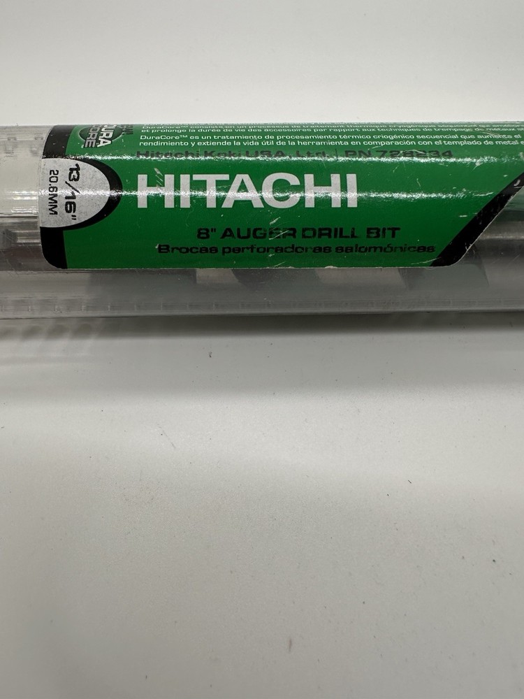 Hitachi 8” Auger Drill Bit 13/16"