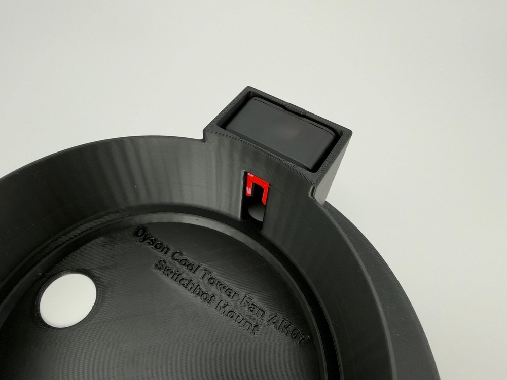 Dyson AM07 Fan SwitchBot Mount – 3D Printed Smart Home Automation Bracket