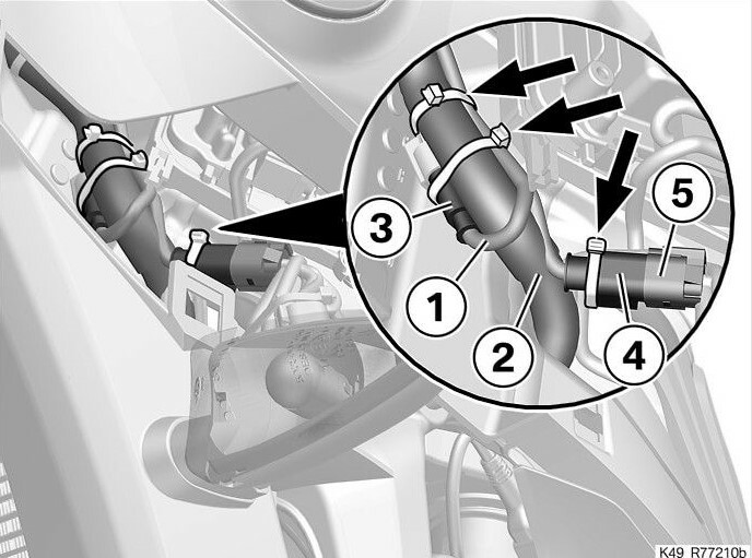 BMW S1000 XR Sat Nav GPS Connector plug (wired)
