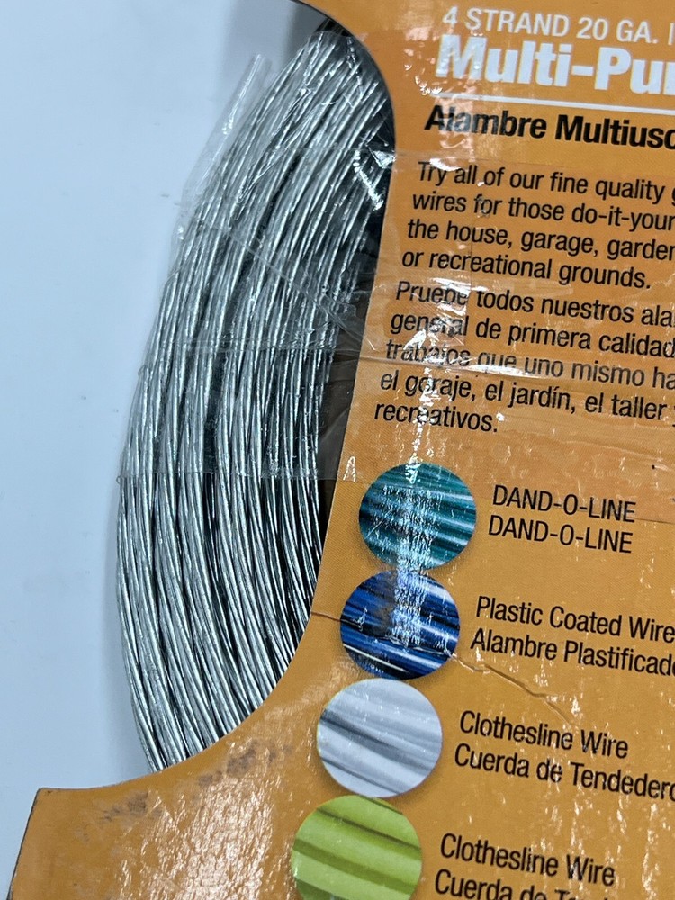 OOK 100 ft 4 strand 20 GA. Galvanized Multi-Purpose Wire 534824