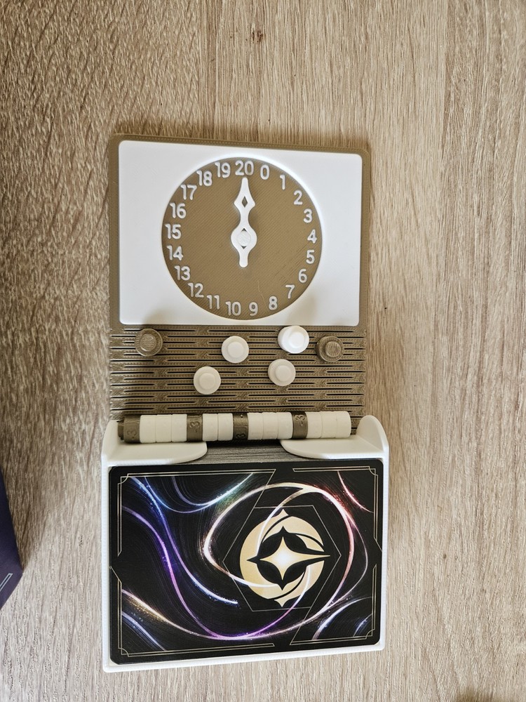 Disney Lorcana Deck Box for 80 Cards, with counters, and Lore counter clock