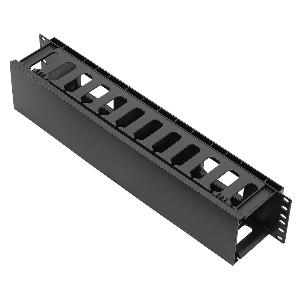 4 Pack Horizontal Rack Mount Cable Management, Cable Organizer, Cable Raceways