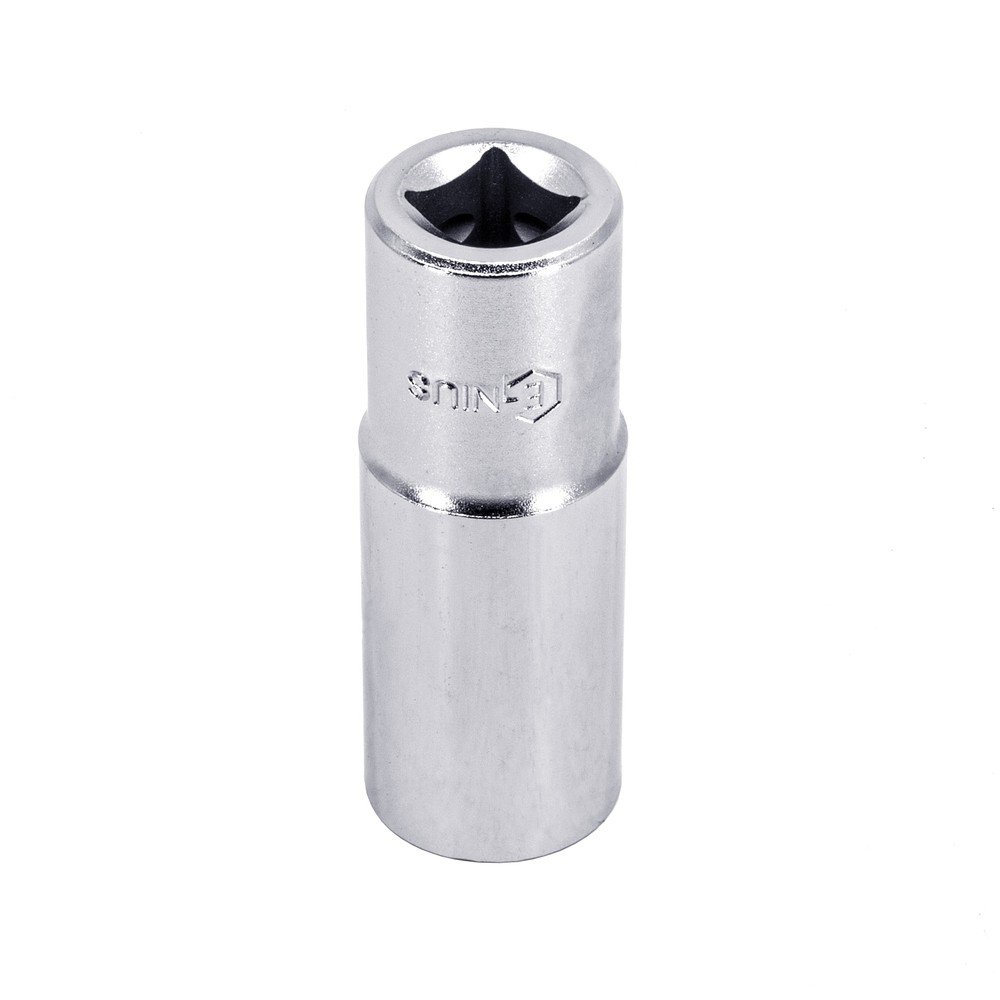 Genius Tools 1/2" Dr. 1" Deep Hand Socket (12-Point) - 477832