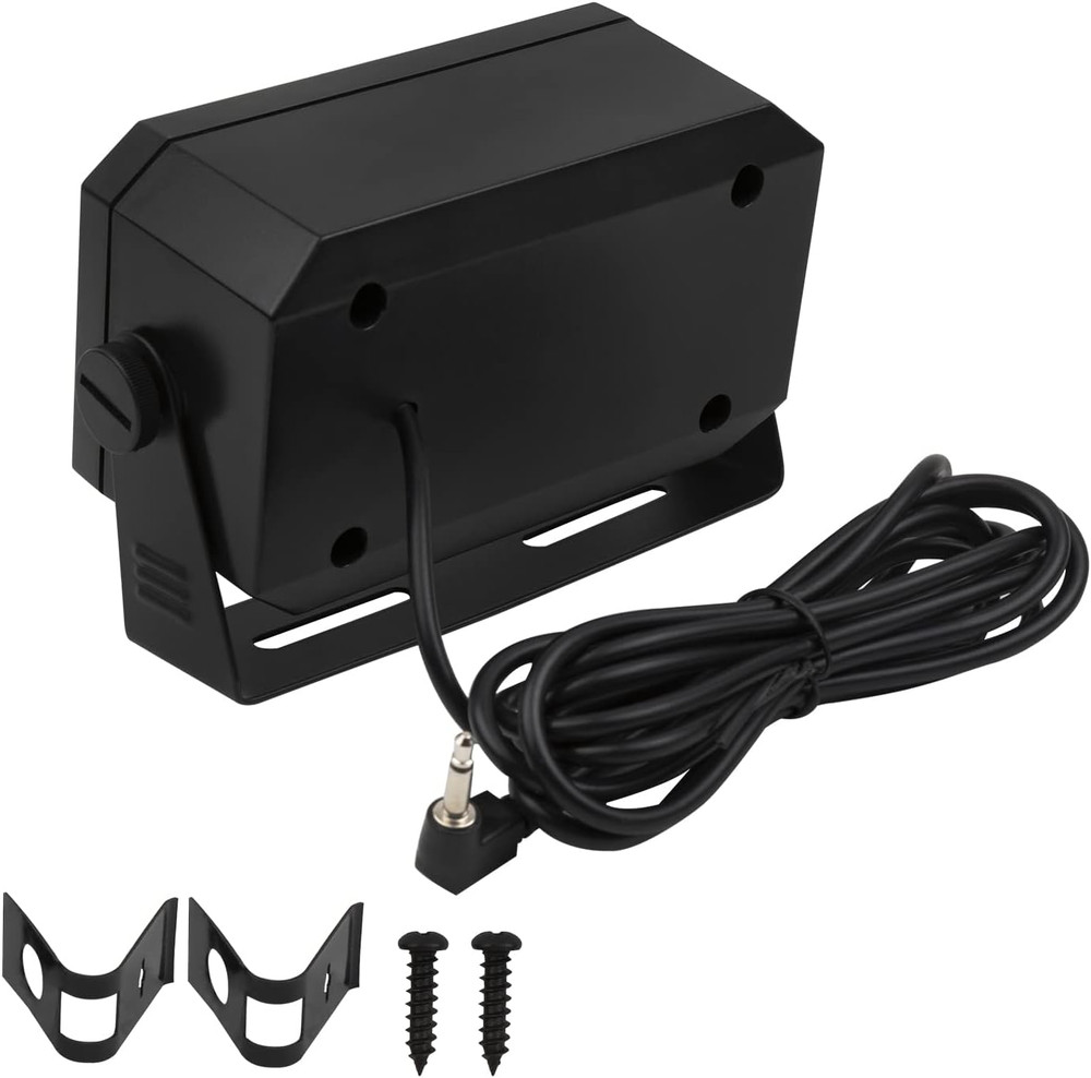 Rectangular External Communications Speaker for Ham Radio or CB & Scanners, 5 Wa