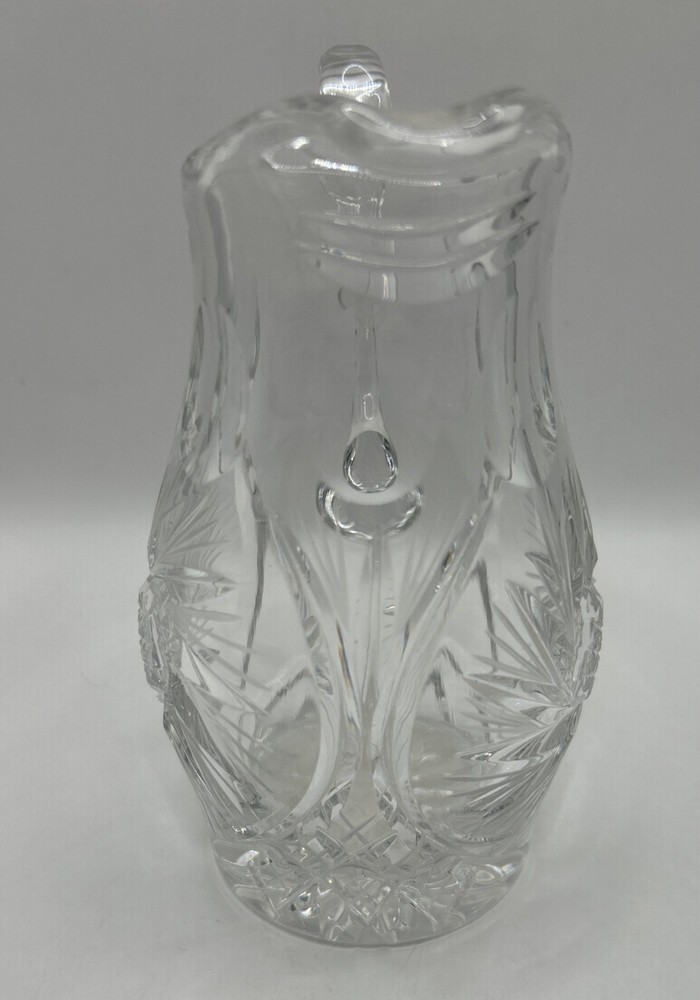 Cut glassPinwheel pattern creamer