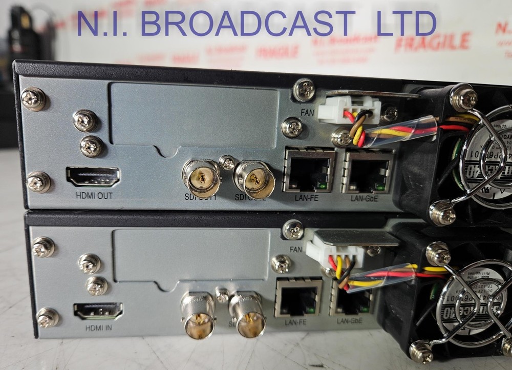 1x NTT IP mvd5000 decoder and 1x IP mve5000 encoder h.264 mpeg4