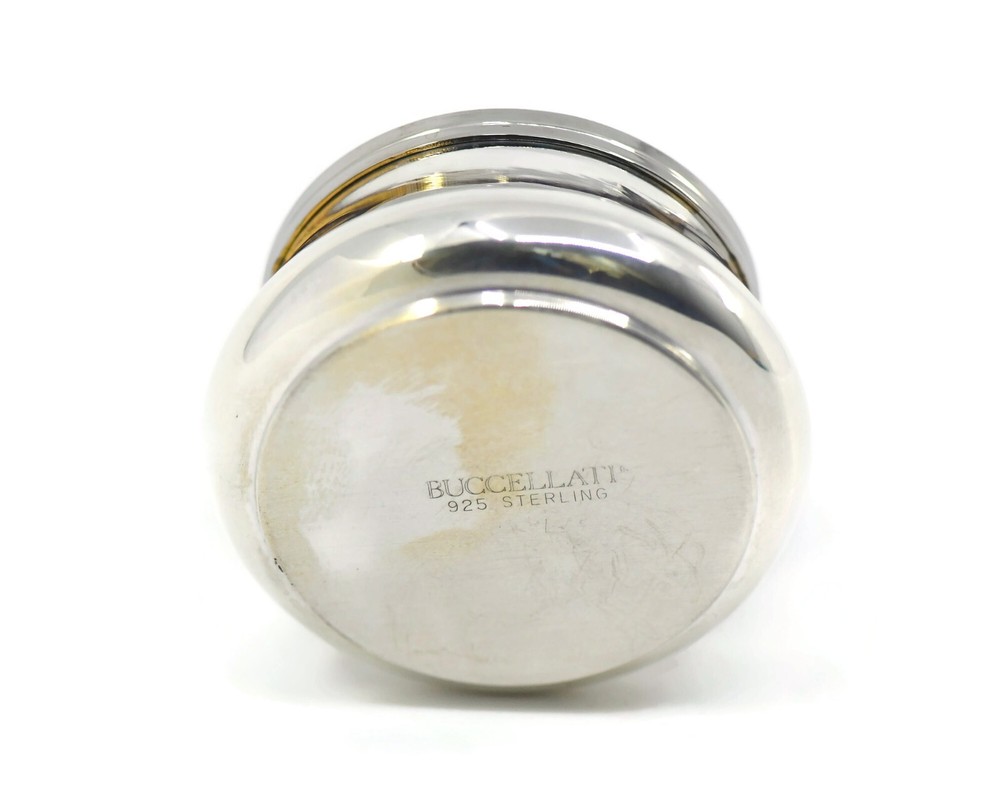Buccellati Sterling Silver Pill Bottle
