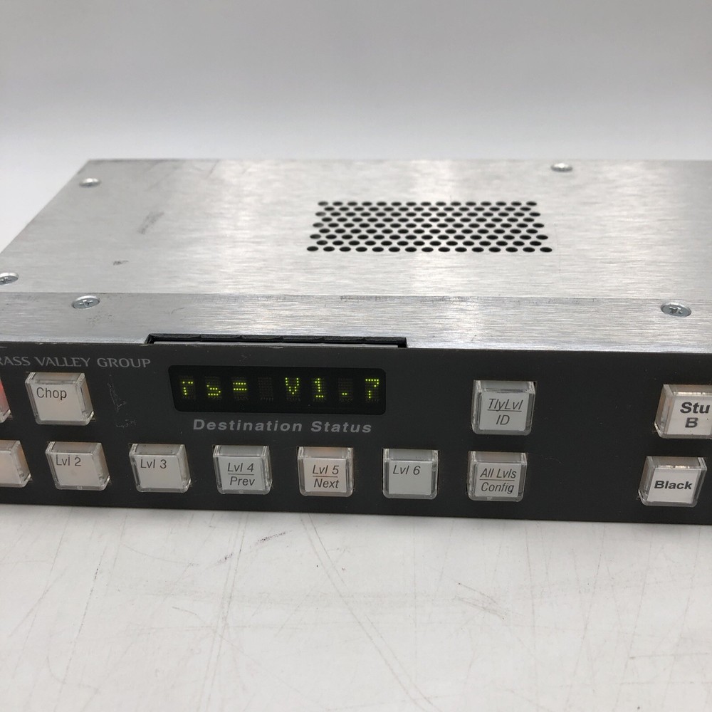 USED Grass Valley - Encore BPS Control Panel POWERS ON AS IS READ F