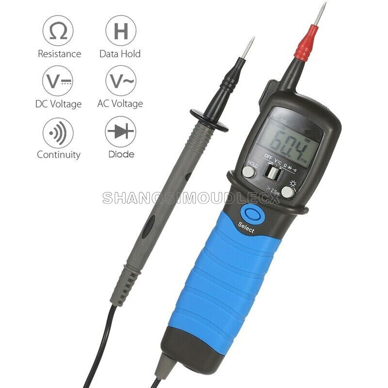 Handheld Pen Digital Multimeter DC AC Voltage Meter Resistance Diode Tester NEW