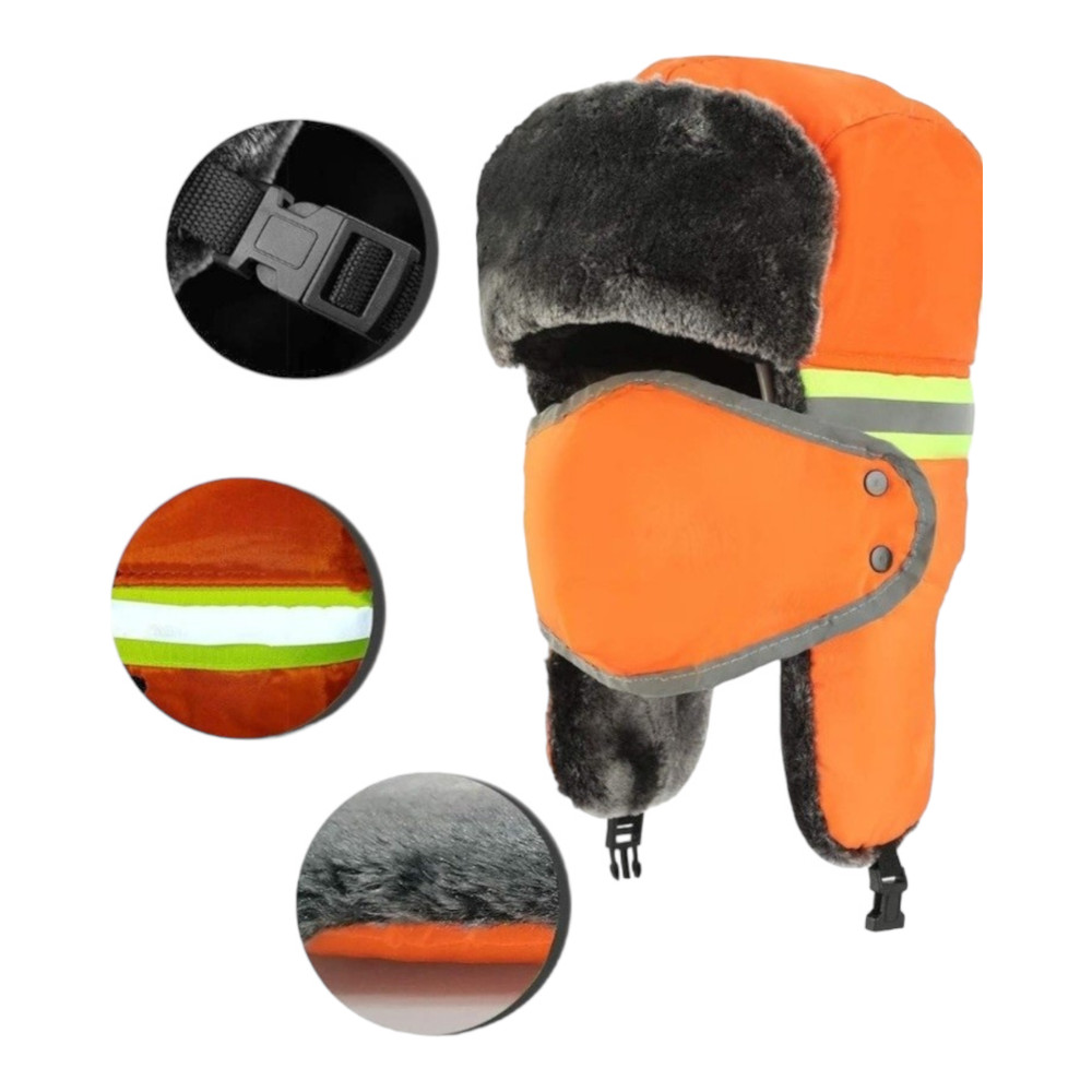 Tow Tone High Viz Russian Hat