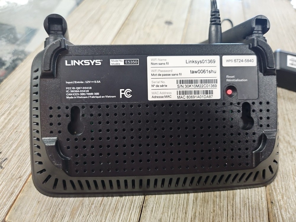 Linksys E5350 Router