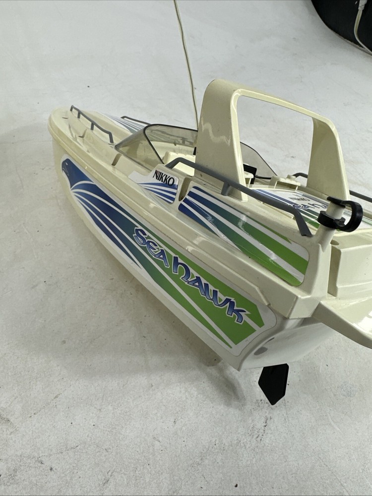 RARE Vintage Nikko Seahawk RC Boat With Controller