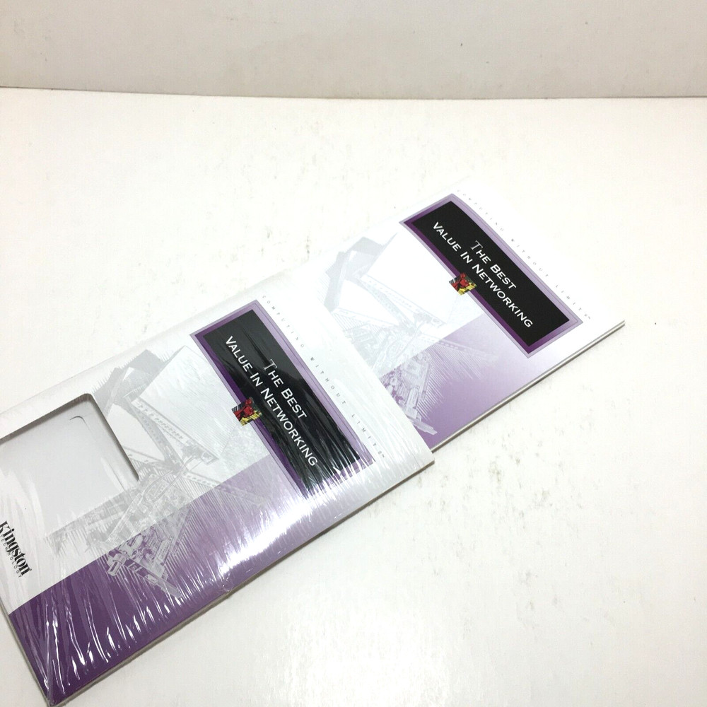 Kingston EtheRx PCI Ethernet Adapter KNE40BT booklet instructions diskettes