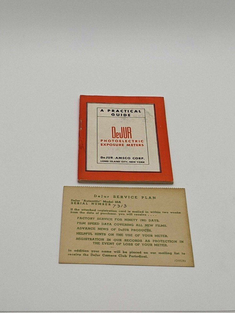 Dejur Ansco Model 50 Light Meter