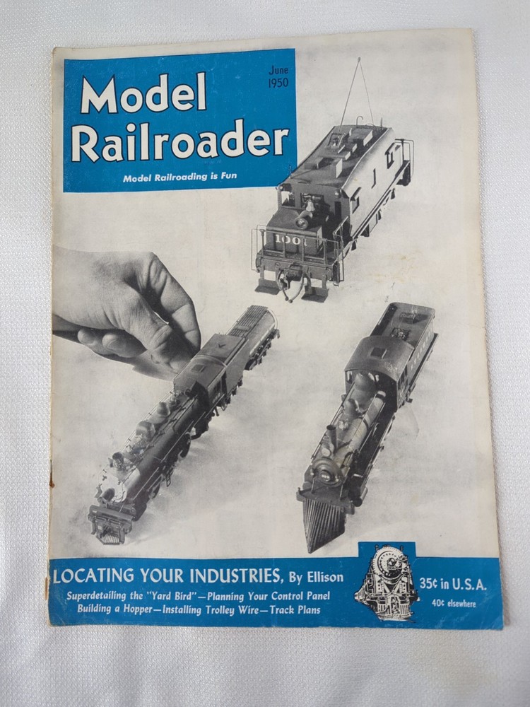 Model Railroader June 1950 Vol. 17 No. 6