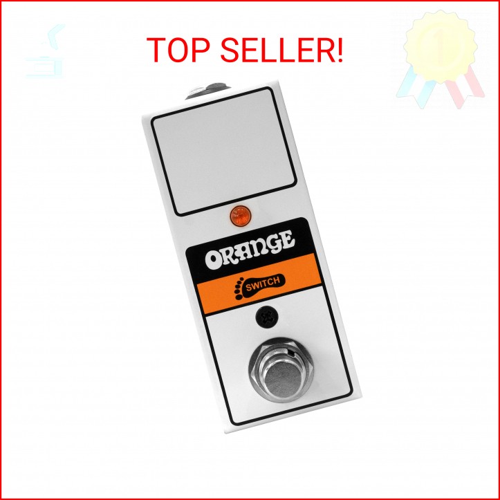 Orange Single Button Mini Footswitch