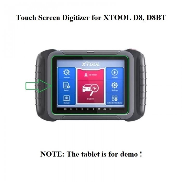 Touch Screen Digitizer Replacement for XTOOL D8 D8BT Scan Tool