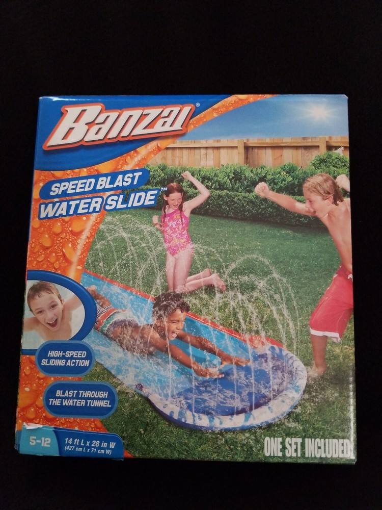 BONZAI Speed Blast 14 Ft Water Slide-NEW In Package