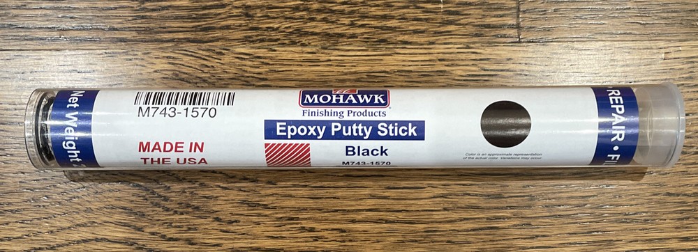 Mohawk Epoxy Putty Stick Black 2oz M743-1570