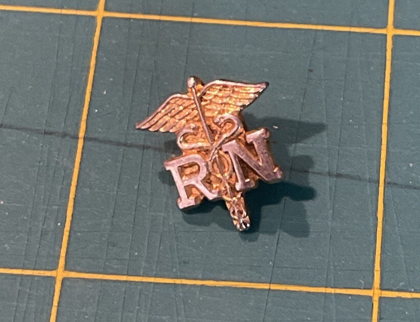 Registered Nurse RN Hat or Lapel Pin
