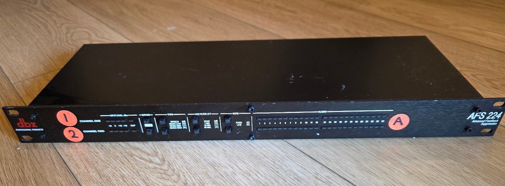 dbx AFS 224 Advanced Feedback Suppression Processor