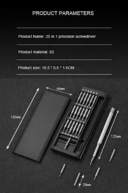 24 in 1 Micro Screwdriver Set DIY Screwdriver Set Mini Multi Bit Computer +