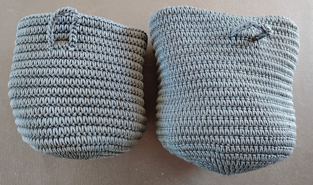 knitted baskets