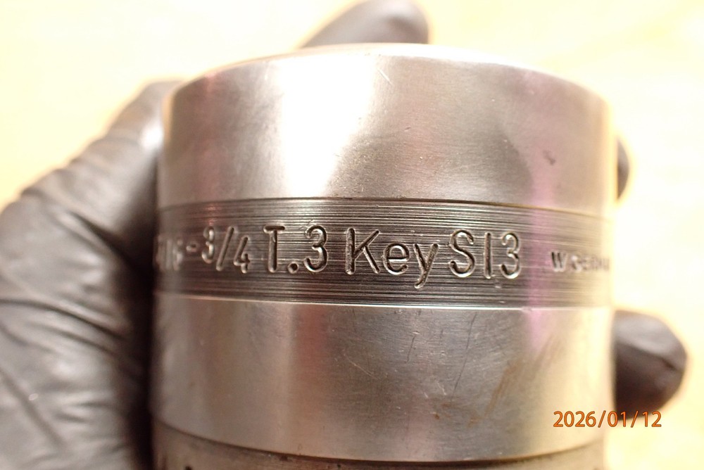 OLDER GERMAN MADE ROHM 3/16-3/4 DRILL CHUCK MISSING KEY