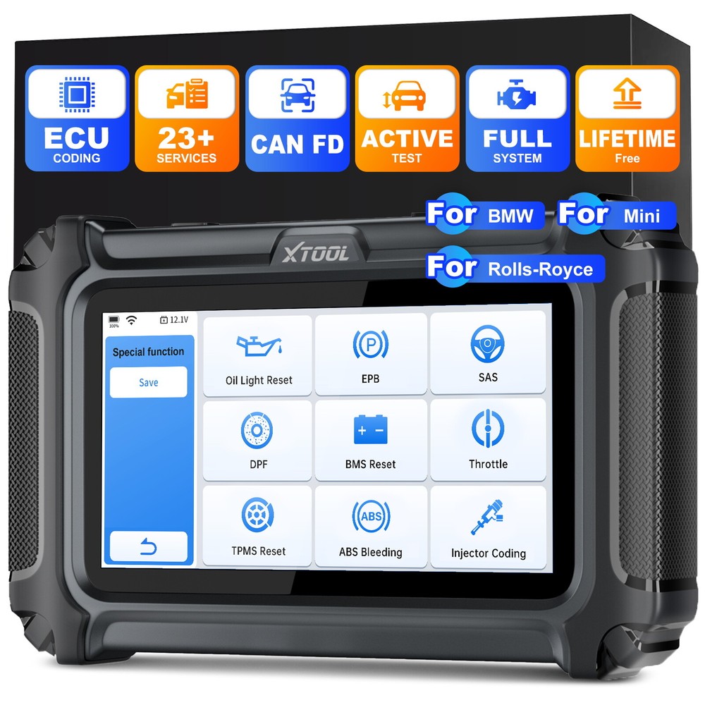 2026 XTOOL IP500 Bi-directional Scanner Full Diagnostic Tool E.CU Coding for BMW