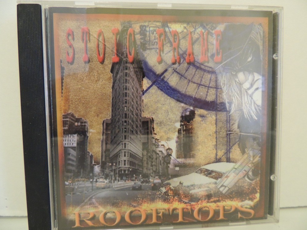 Stoic Frame Signed CD Cover "Rooftops" auto'd by 4